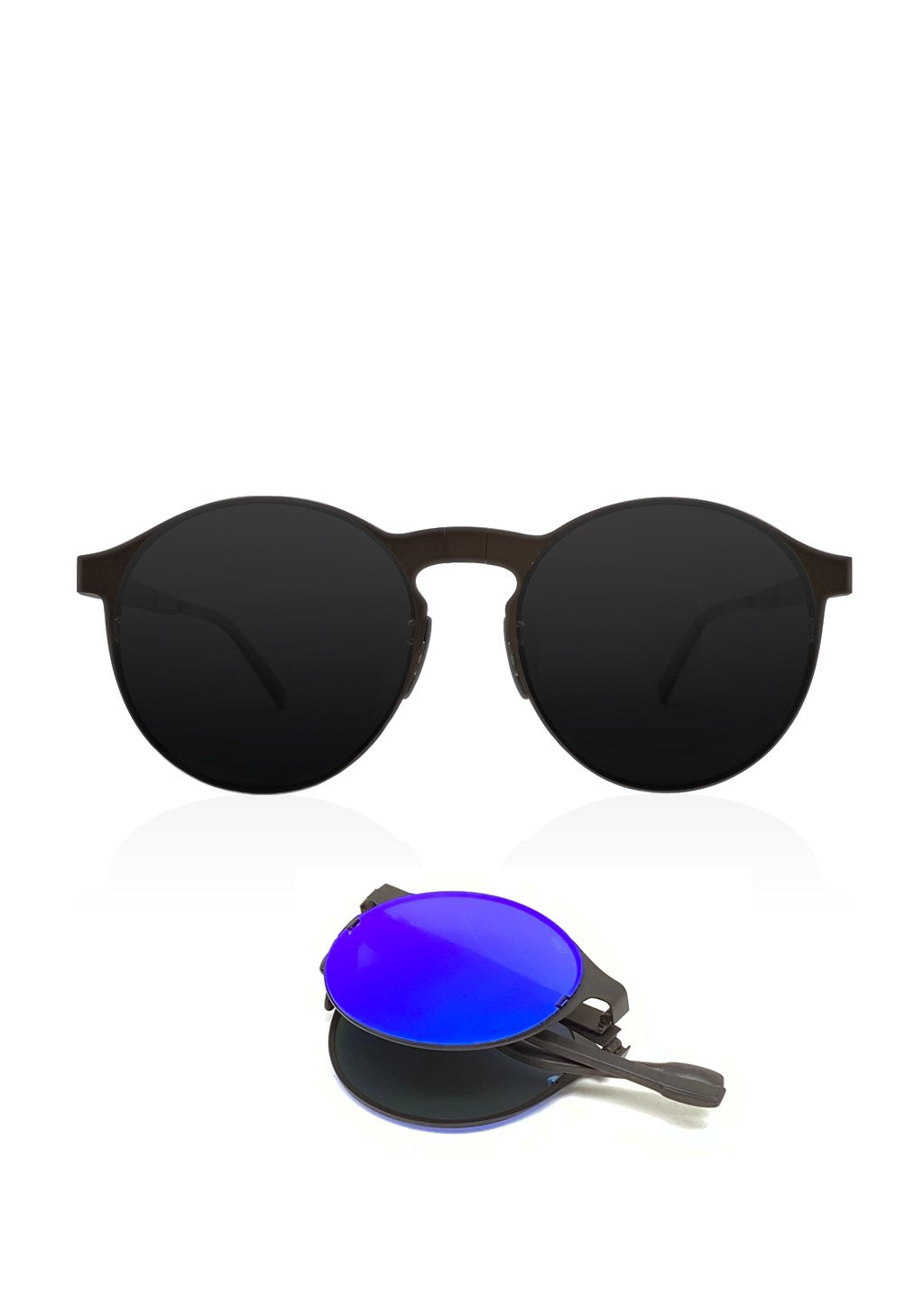 Looper - Foldable round sunglasses