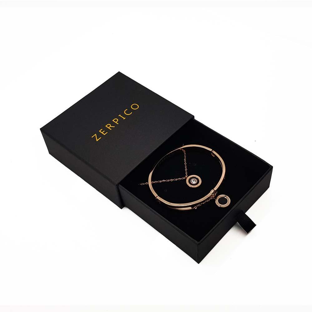 Jericho Rosé Gold Necklace & Bracelet Bundle